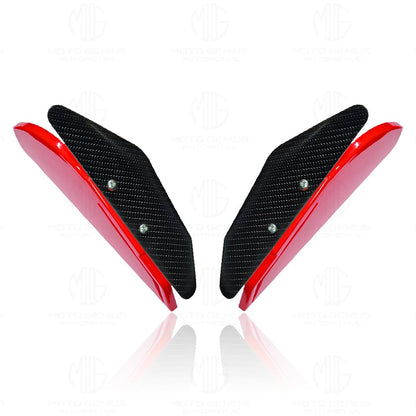 MOTO GENIUS Heavy-Duty Universal Plastic Side Wings for Sport Bikes | Aerodynamic, Lightweight, and Stylish Upgrade ()