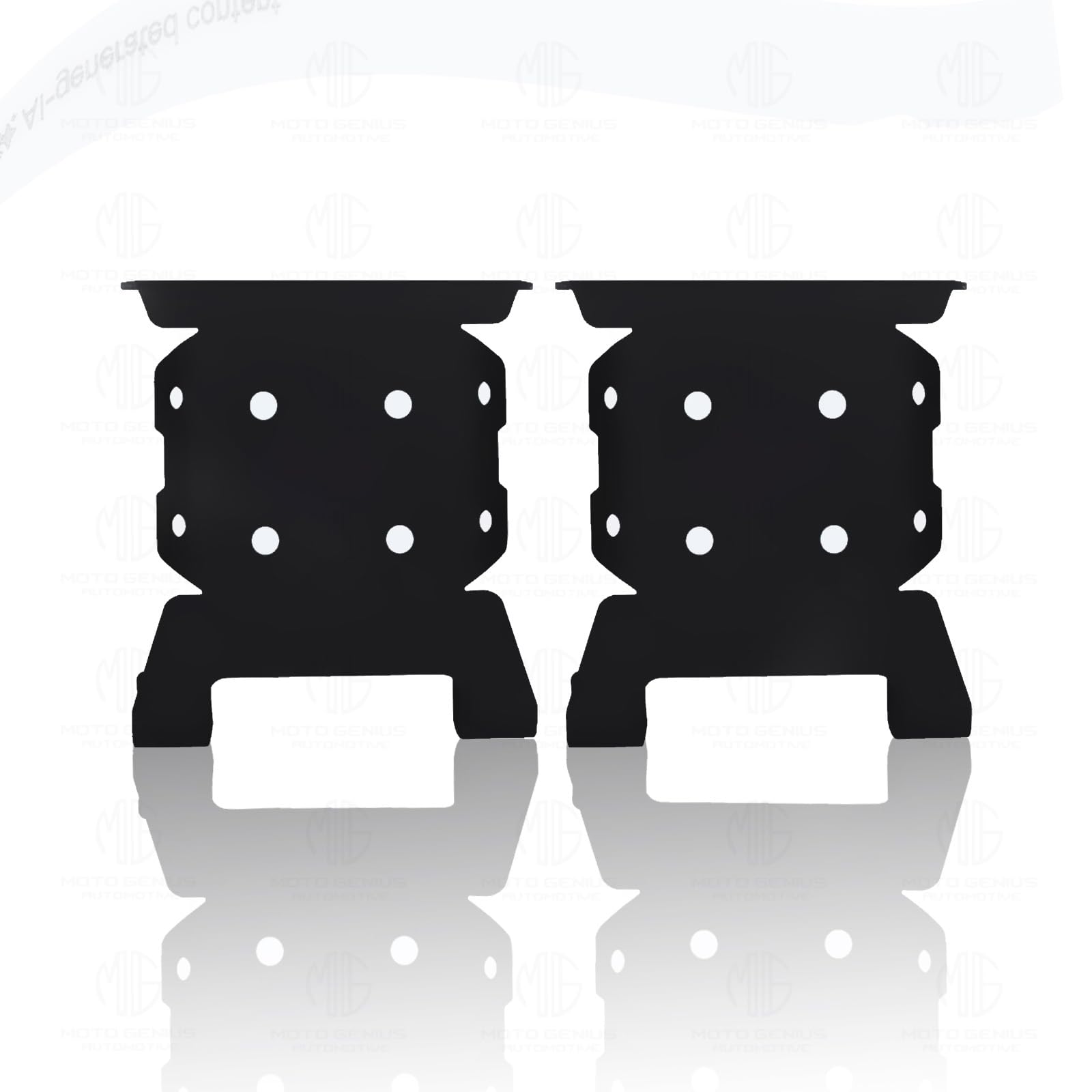 MOTO GENIUS Himalayan Jerry Can Mount | Heavy Duty Mounting Bracket for Jerry Cans |Rugged Design for Adventure Riding (Pack of 2) (BS4)