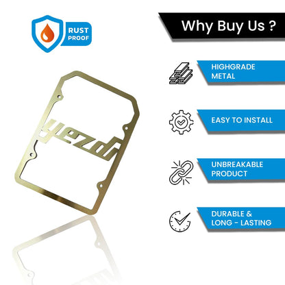 MOTO GENIUS Radiator Guard for Yezdi Roadster Scrambler Adventure Motorbike | Durable Stainless Steel Protector | Essential Accessory for Motorcycle Radiator Protection