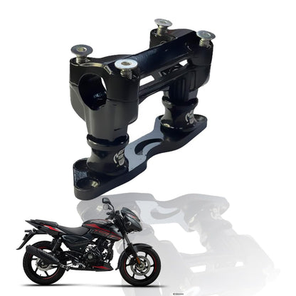 MOTO GENIUS Adjustable Handlebar Conversion Kit for Pulsar NS200/160/125 (BS7) | Aluminium Handlebar Height Adjustment for Enhanced Comfort & Control