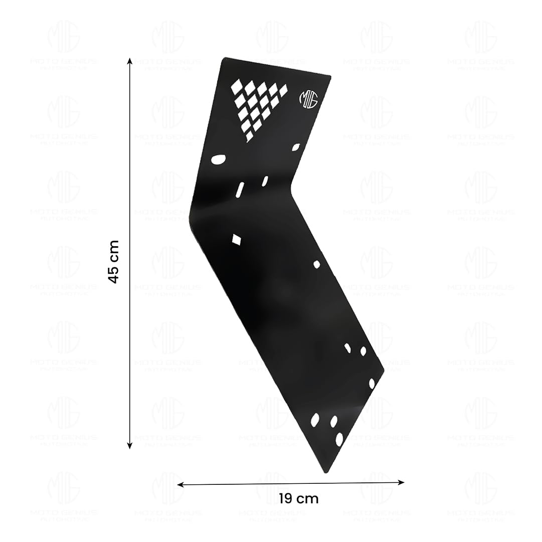 MOTO GENIUS Stainless Steel Engine Guard for RE Interceptor 650 - Durable, Rust-Resistant Motorcycle Protection Guard ()