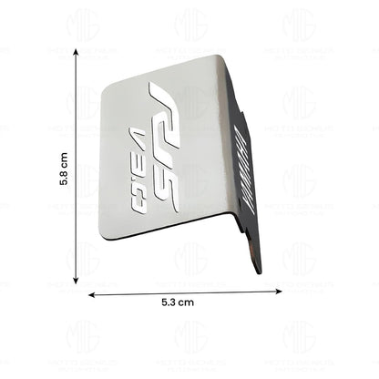 MOTO GENIUS Stainless Steel Front Disc Brake Fluid Reservoir Oil Cap for Yamaha R15 V3 Replacement for Enhanced Durability and Performance (Pack of 1)