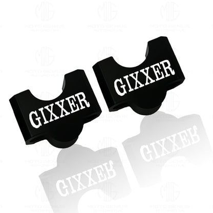 MOTO GENIUS Adjustable Aluminium Handlebar Riser for Gixxer Motorbike Â– Height Riser Clamp for Enhanced Comfort and Control