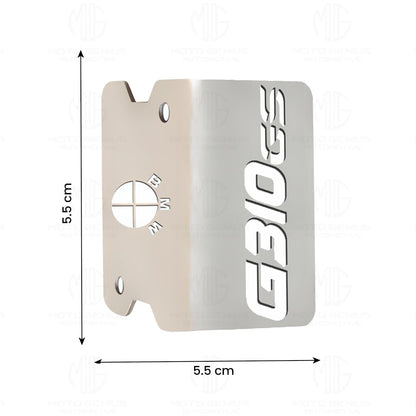 MOTO GENIUS Stainless Steel Front Disc Brake Fluid Reservoir Oil Cap for G310GS Motorbike Replacement for Enhanced Durability and Performance (Pack of 1)