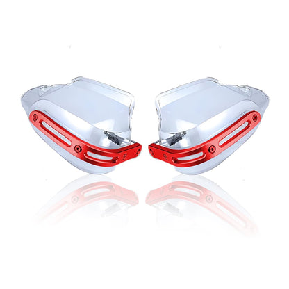 MOTO GENIUS Universal Motorcycle Handuards | Bike Wind Deflector Protectors for Handlebar Hand Safety, Fits Most Motorcycles