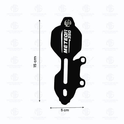 MOTO GENIUS Master Cylinder Guard for RE Meteor Motorbike | Heavy-Duty, Impact-Resistant Protection for Motorcycle Brake Systems |Durable Metal Construction