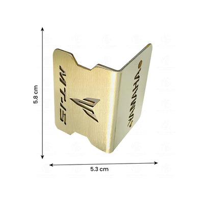 MOTO GENIUS Stainless Steel Front Disc Brake Fluid Reservoir Oil Cap for MT 15 Motorbike Replacement for Enhanced Durability and Performance (Pack of 1)