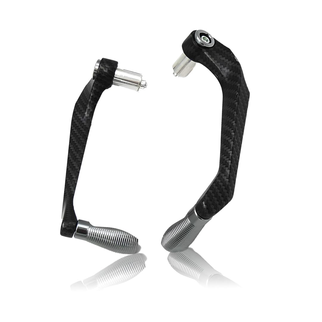 MOTO GENIUS Universal CNC Handlebar Brake Clutch Lever Protector Guard for Motorcycles & Bikes | Durable and Stylish ()