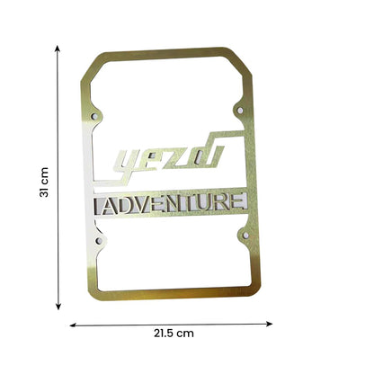 MOTO GENIUS Radiator Guard for Yezdi Adventure Motorbike | Durable Stainless Steel Protector | Essential Accessory for Motorcycle Radiator Protection