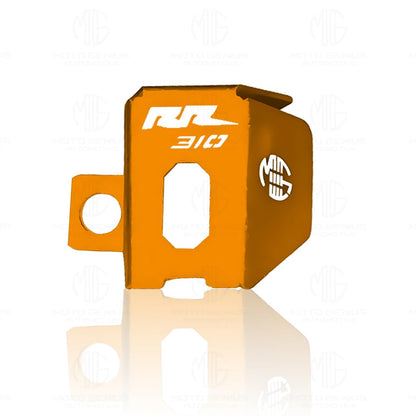 MOTO GENIUS Rear Brake Oil Container Guard for RR310 Motorbike | Durable Protection and Stylish Design for Motorcycles