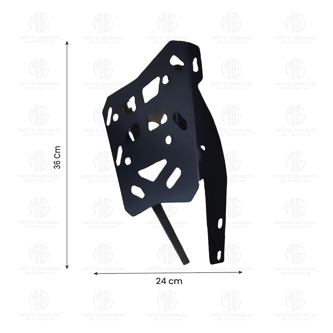 MOTO GENIUS Rear Luggage Rack for RE Reborn | Durable Expedition Luggage Carrier | Heavy-Duty Rear Rack for Reborn