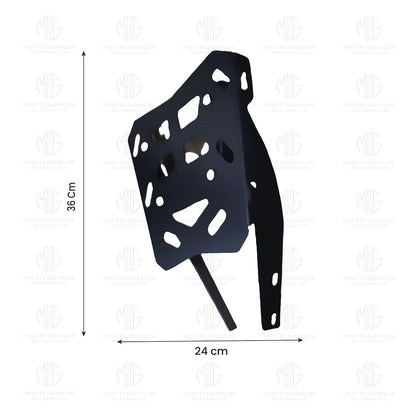 MOTO GENIUS Rear Luggage Rack for RE Reborn | Durable Expedition Luggage Carrier | Heavy-Duty Rear Rack for Reborn