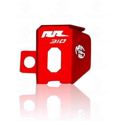 MOTO GENIUS Rear Brake Oil Container Guard for RR310 Motorbike | Durable Protection and Stylish Design for Motorcycles