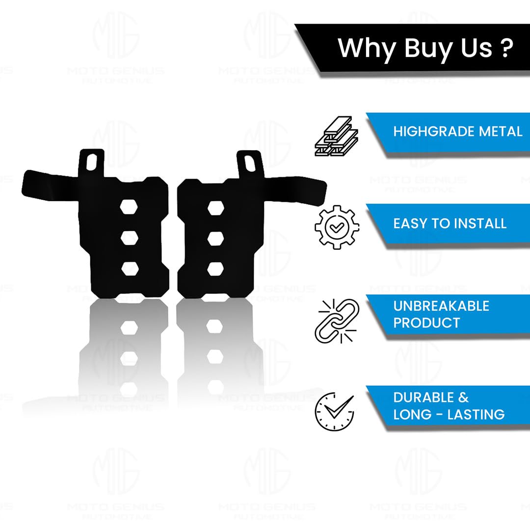 MOTO GENIUS Foot Rest for Yamaha R15 V3 |Adjustable Motorcycle Foot Pegs |Durable and Comfortable Foot Pegs for Adventure Riding |Easy Installation (Right+Left)