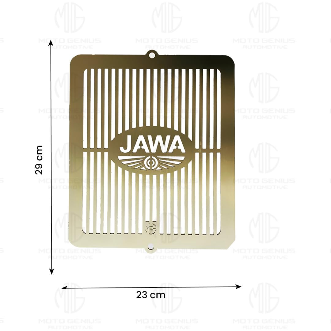 Radiator Guard for JAWA PERAK Motorbike | Durable Stainless Steel Protector |Essential Accessory for Motorcycle Radiator Protection