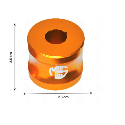 MOTO GENIUS Adjustable Handle Riser for KTM Duke Motorbike | Enhances Comfort and Control | Height Riser Clamp Compatible with Duke 125 200 250 390 (Set of 1) (Orange)