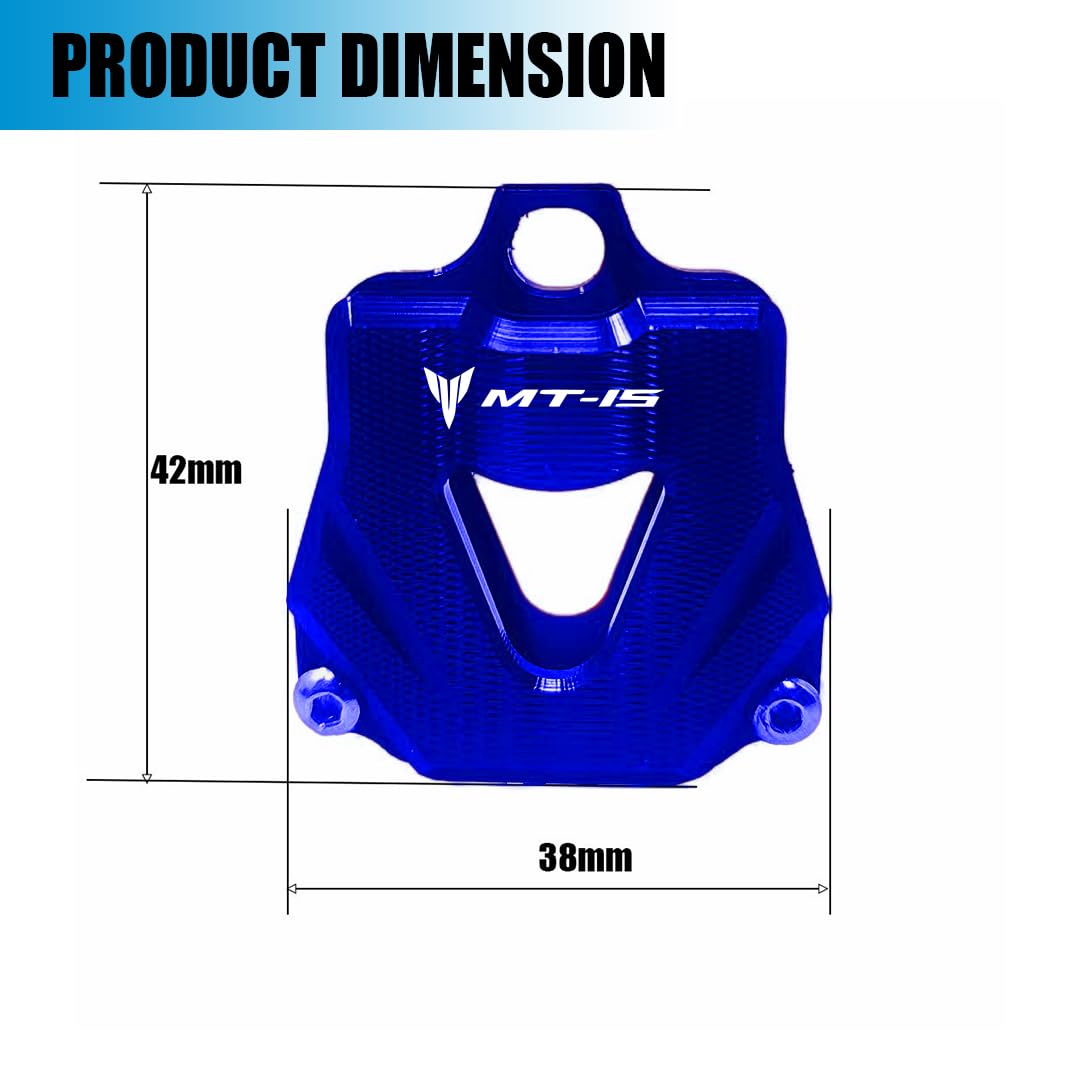 CNC Aluminum Key Shell Case Cover for MT15 Motorbike | Premium Protection with Stylish Finish