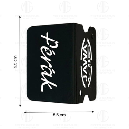 MOTO GENIUS Front Disc Brake Fluid Reservoir Oil Cap for JAWA PERAK Motorbike | Replacement for Enhanced Durability and Performance