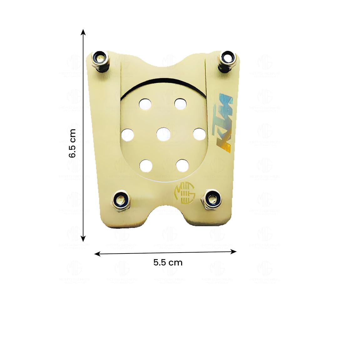 MOTO GENIUS Stainless Steel Side Stand Extender for KTM RC Duke 125 200 250 390 | Heavy Duty Parking Support and Stability Enhancer