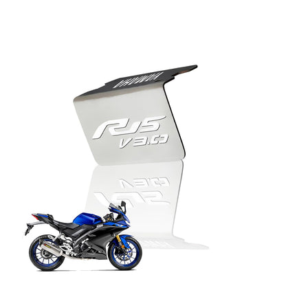 MOTO GENIUS Stainless Steel Front Disc Brake Fluid Reservoir Oil Cap for Yamaha R15 V3 Replacement for Enhanced Durability and Performance (Pack of 1)