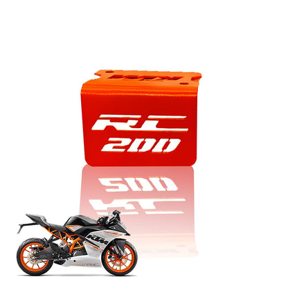 MOTO GENIUS Stainless Steel Front Disc Brake Fluid Reservoir Oil Cap for KTM RC 200 Motorbike Replacement for Enhanced Durability and Performance