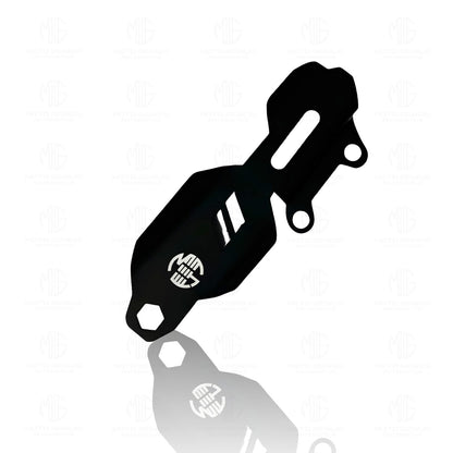 MOTO GENIUS Stainless Steel Master Cylinder Guard for RE Interceptor Motorbike | Heavy-Duty, Impact-Resistant Protection for Motorcycle Brake Systems |Durable Steel Construction (Black)