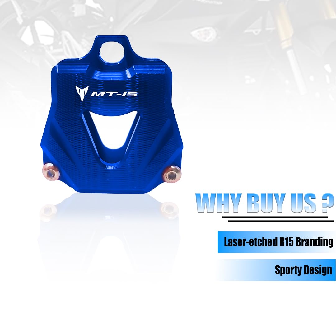 CNC Aluminum Key Shell Case Cover for MT15 Motorbike | Premium Protection with Stylish Finish
