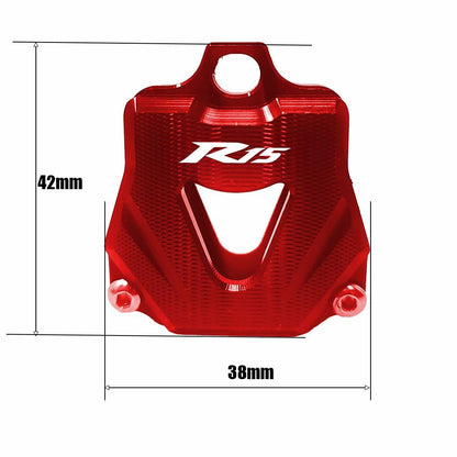 MOTO GENIUS CNC Aluminum Key Shell Case Cover for R15 V1 V2 V3 V4 Motorbike | Premium Protection with Stylish Finish ()