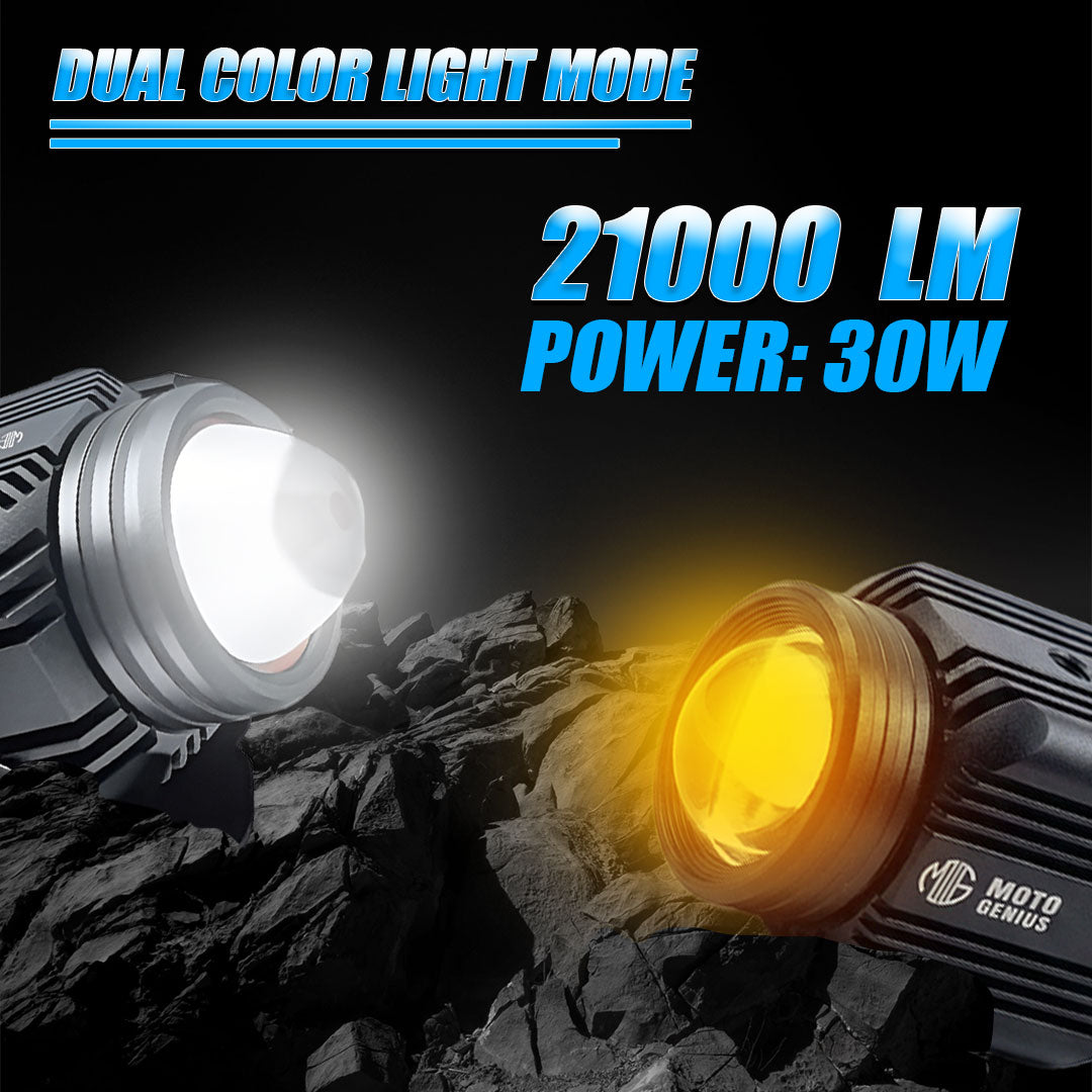 DK16 WITH HARNESS Auxiliary LED FOG Lights 45W with Wireless Spotlight Switch Harness & Mounting Clamps, 12V–30V, Universal Fit for Motorcycles & Cars