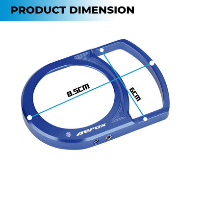 MOTO GENIUS Motorcycle Ignition Key Lock Switch Cover Protector Ring for Yamaha Aerox 155, Durable & Stylish Ignition Key Guard Accessory
