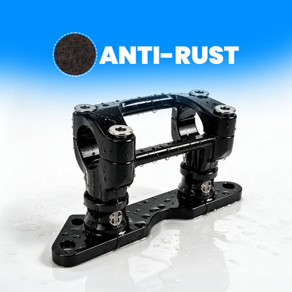 Adjustable Handle bar Conversion Kit for Pulsar NS200 ( 2013 to feb 2023 models ) | Customizable Handlebar Height Enhanced Comfort & Control