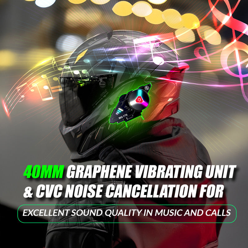Y70 High Version Motorcycle Wireless Helmet Bluetooth Headset V5.3 – Hands-Free Speaker, Outdoor Riding, Intercom, Music & Call Support