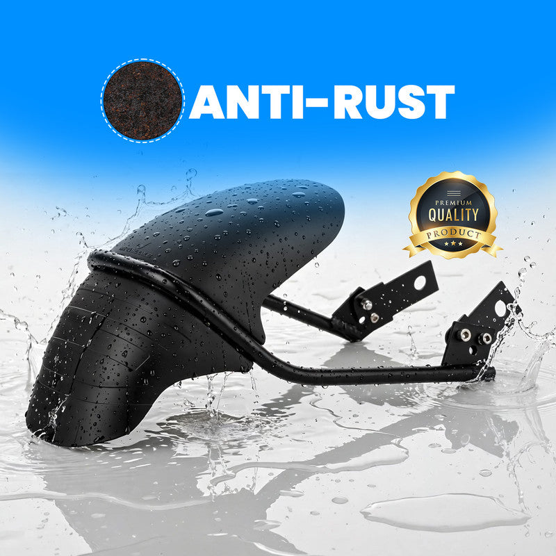 Rear Mudguard Tyre Hugger Anti-Splash Fender with Heavy Duty Metal Bracket for KTM Duke Generation 3 Motorcycle (Black)
