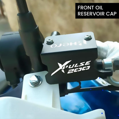 MOTO GENIUS Front Disc Brake Fluid Reservoir Oil Cap for Xpulse Motorbike | Replacement for Enhanced Durability and Performance ()