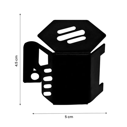 MOTO GENIUS Rear Brake Oil Container Guard for RE Himalayan BS3/BS4/BS6/Scram Motorbike Motorbike | Durable Protection and Stylish Design