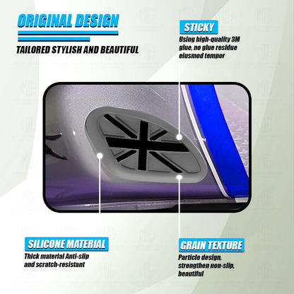 MOTO GENIUS Universal Anti Slip Silicone Tank Pad | Waterproof Motorcycle Sticker for Enhanced Grip and Protection on All Bikes ()