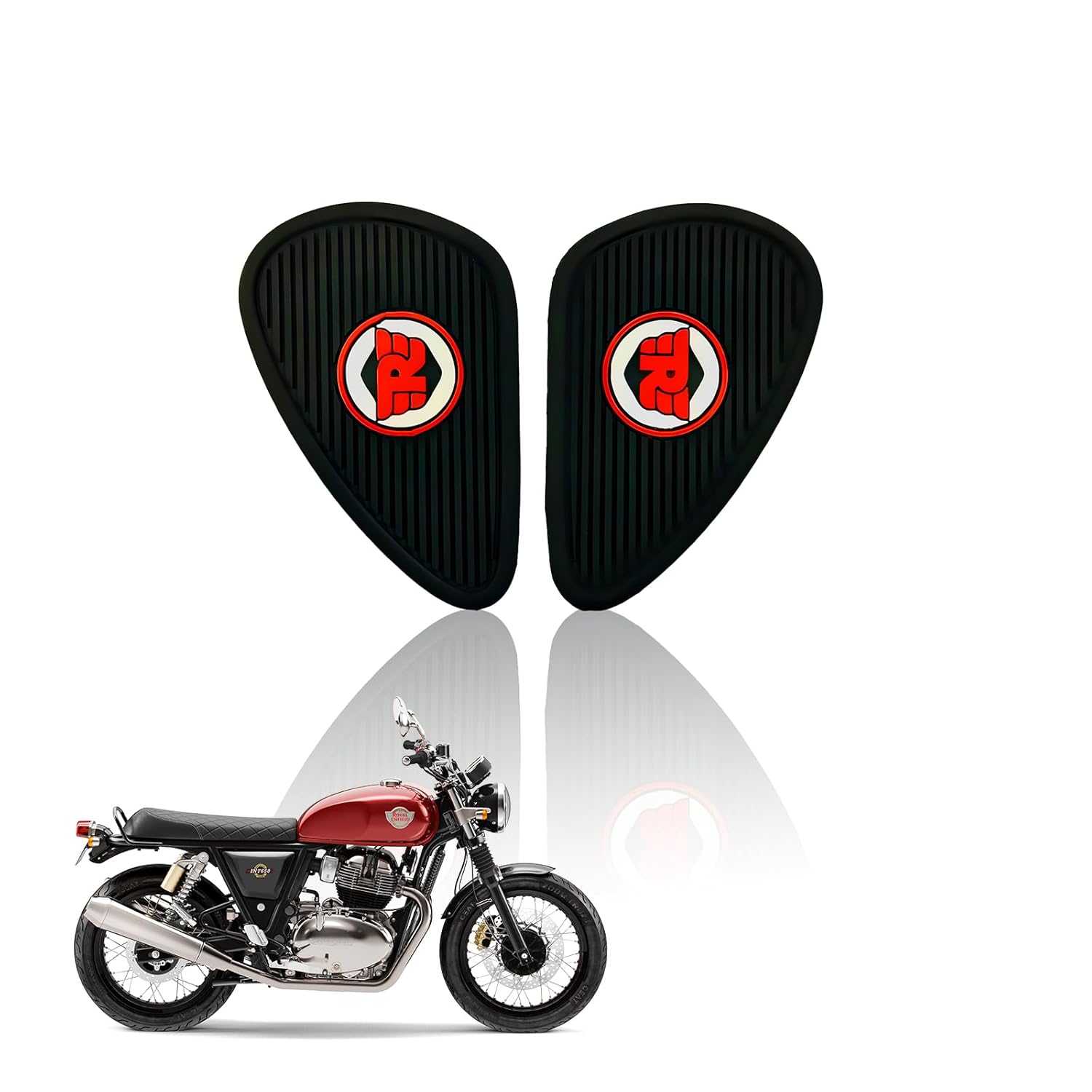 Silicone Tank Pads for RE Interceptor | Premium Tank Protection Pads |Anti-Slip and Scratch-Resistant Design |Stylish and Durable (Pack of 2)