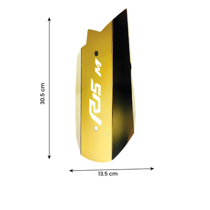 MOTO GENIUS Exhaust Cover Silencer Protector for R15 V4 | Premium Exhaust Heat Shield Protector for Enhanced Durability and Style | Easy Installation | R15-M ()