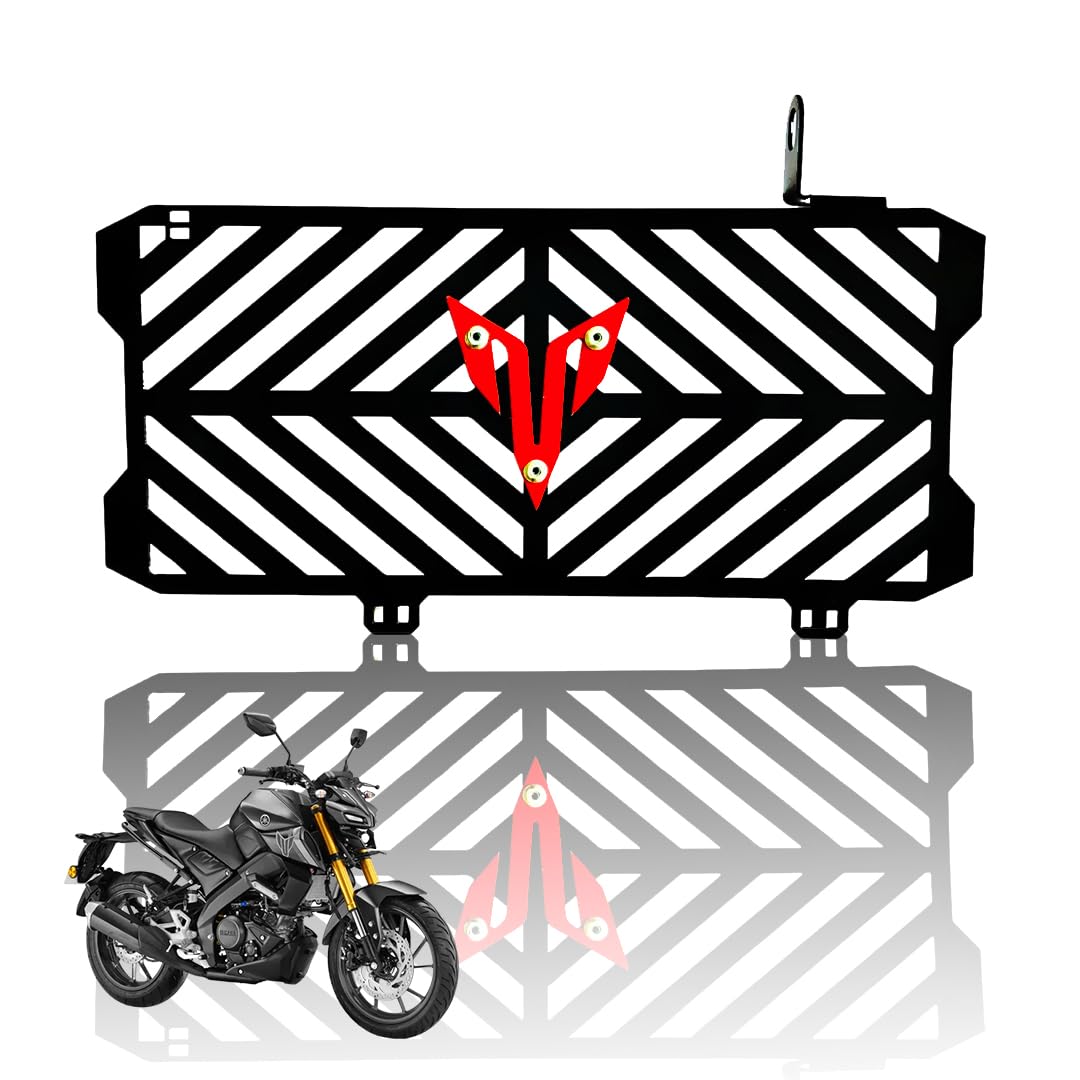 MOTO GENIUS Radiator Guard for MT 15 | Durable Metal Protector |Essential Accessory for Motorcycle Radiator Protection ()