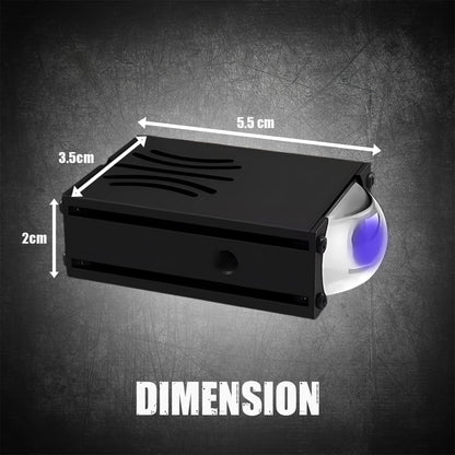 MOTO GENIUS 70W LED Fog Light (35WÃ—2) Ultra-Thin Mini Driving Light for Motorcycle Car | Super Bright, IP67 Waterproof, Aluminum Housing