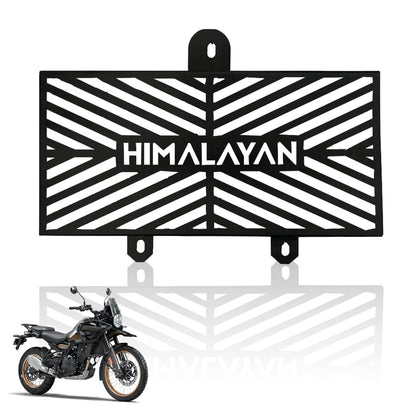 MOTO GENIUS Radiator Guard for Himalayan 450 | Durable Metal Protector | Essential Accessory for Motorcycle Radiator Protection (Flag Design)