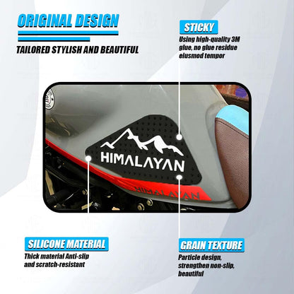 Himalayan 450 Tank Pads | Premium Anti-Slip & Scratch-Resistant Protection | Durable, Stylish Design for Motorbike Tank | Easy Installation | Ideal for Himalayan 450