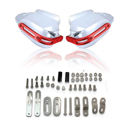 MOTO GENIUS Universal Motorcycle Handuards | Bike Wind Deflector Protectors for Handlebar Hand Safety, Fits Most Motorcycles