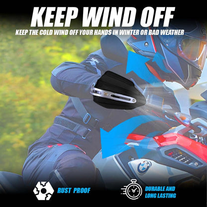 bike helmet wind deflector Universal Bike Hand Guards Protectors