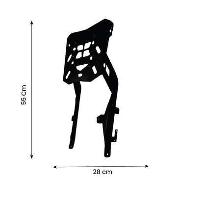 MOTO GENIUS Rear Luggage Rack for CB350 | Durable Expedition Luggage Carrier | Heavy-Duty Rear Rack