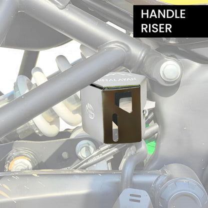 MOTO GENIUS Stainless Steel Rear Brake Oil Reservoir Guard for RE Himalayan 450 | Durable Protection ()
