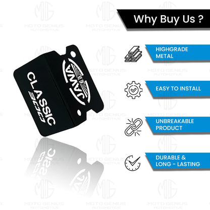 MOTO GENIUS Front Disc Brake Fluid Reservoir Oil Cap for JAWA Classic 300 Motorbike | Replacement for Enhanced Durability and Performance