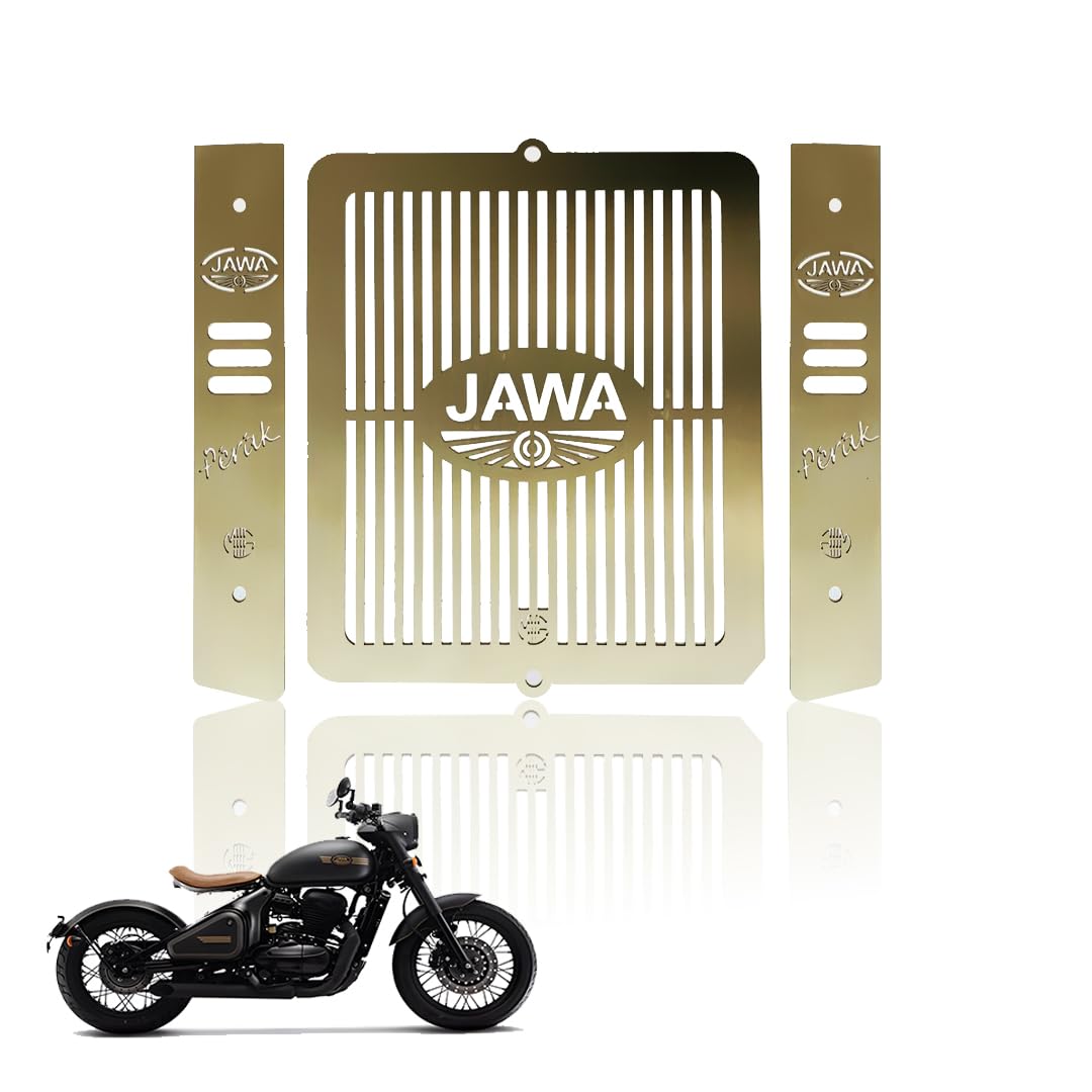 Radiator Guard for JAWA PERAK Motorbike | Durable Stainless Steel Protector |Essential Accessory for Motorcycle Radiator Protection