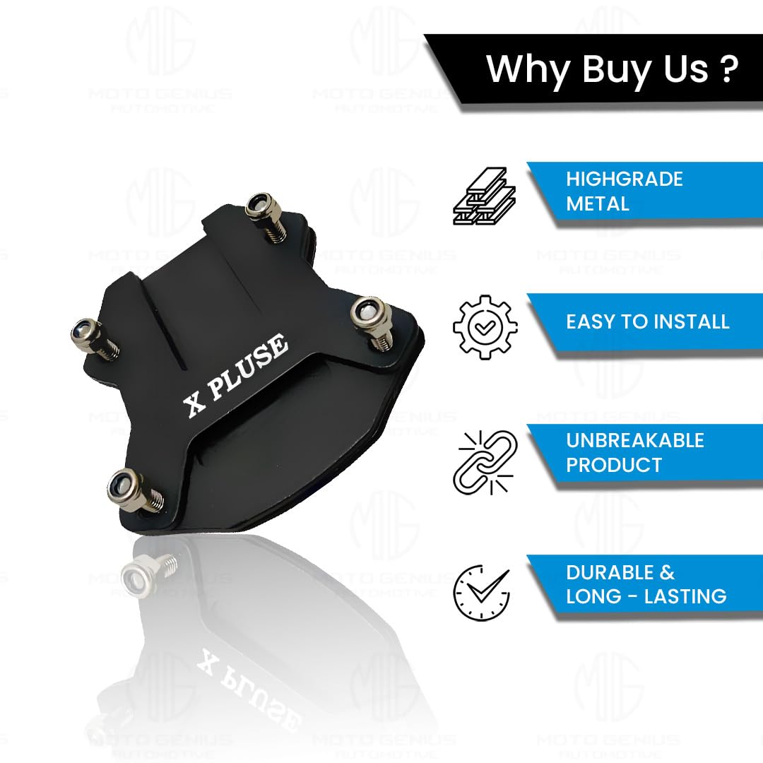MOTO GENIUS Side Stand Extender for Xpulse | Heavy Duty Parking Support and Stability Enhancer ()