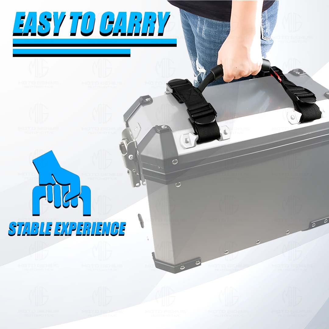 Luggage Box Strap Trunk Side Luggage Tail Box Strap Fabric - Adjustable and Durable for Motorcycle and Bicycle Storage